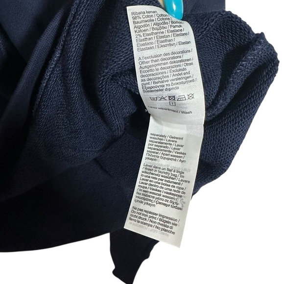 Lacoste Mens 3XL FR 8 Navy Blue Croc Logo 1927 Hoodie Sweatshirt Pullover NWT - Picture 6 of 11